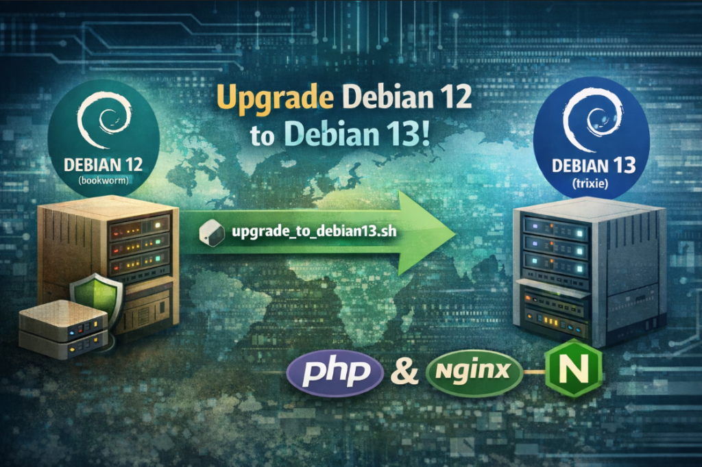 Debian 12 to Debian 13 upgrade